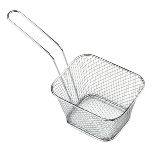 Panier de service égouttoir réutilisable en acier inoxydable Smartpan Mini, écologique, avec longue poignée pour la cuisine et la maison - Product Image 4