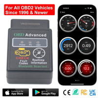 Mini Herramienta de Diagnóstico Bluetooth 4.0 ELM327 OBD2, Eliminador de Códigos de Error, Solucionador de Problemas de Automóviles, Escáner OBD-II