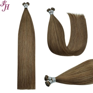 Extensions de cheveux Genius Weft marron FH Vendor, fournisseurs de cheveux humains européens d'un seul donneur, cheveux humains Genius Weft invisibles - Product Image 6