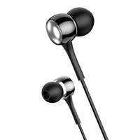 KAKUSIGA Écouteurs filaires Offre Spéciale Musique Deep Bass Sports Headset Prise 3.5mm Contrôle en ligne Mains libres avec microphone