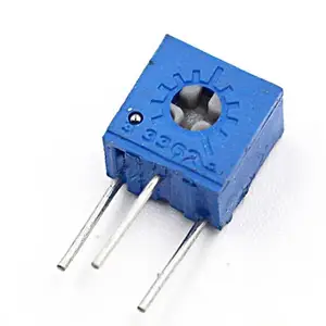 100k Potentiometer 3362W 104 100k ohm Variable Resistor Side Adjustment Single Turn Cermet Trimmer 3362 100k Potentiometers