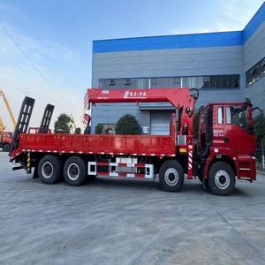 รถเครน CX CRANE สีน้ำเงิน ติดตั้งบนรถบรรทุก บูมยืดไสลด์ได้ ปั๊มไฮดรอลิก 15 เมตร รถวิศวกรรมพิเศษ - Product Image 3