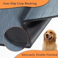 Extra große, waschbare Hundepipi-Pads für mehrere Haustiere, wiederverwendbare Trainingsmatten, stark saugfähig, gesteppte Welpenunterlagen für große Hunde