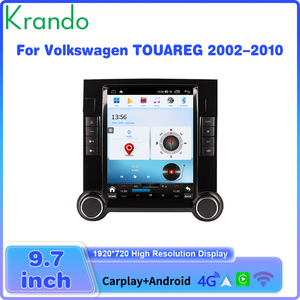 Krando Autoradio Android 9.7'' Stile Tesla per VW <span class=keywords><strong>Touareg</strong></span> 2002-2011 con Carplay Wireless e GPS - Product Image 4