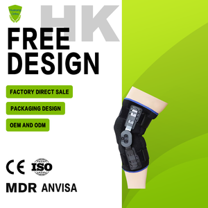 Penyangga Lutut Model Baru yang Dapat Disesuaikan dengan Engsel, Penyangga Sendi Lutut ROM dengan Bantalan Lutut Eva untuk Terapi Fisik - Product Image 1