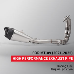Échappement d'échappement complet pour MT09 XSR900 Race AT2 Silencieux en acier inoxydable Tuyau de liaison avant avec silencieux 2021-2025 - Product Image 3