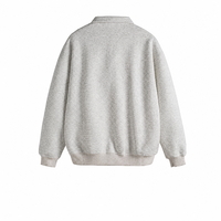 Pulls décontractés pour hommes à col polo, manches longues, avec détails contrastants et patchs, style streetwear, vente en gros pour fournisseurs