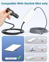 Adaptateur d'alimentation pour voiture Starlink Mini 60W 12-36V vers 30V Convertisseur DC-DC élévateur de tension 12V pour Starlink Mini VR Camping Voile