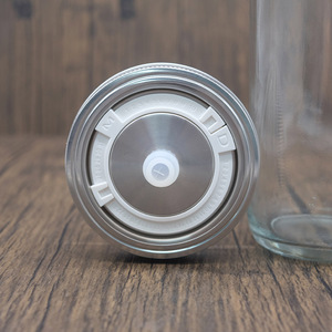 Tapa de acero inoxidable de boca ancha de 86mm, tapa de fermentación de anillo de cubierta de plástico con registro de fecha para germinación de frijol, fermentación casera - Product Image 3