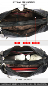 Promoción de Bolsos de Mano de Diseño de Lujo, Alta Calidad y Moda para Mujer, Bolsos de Hombro de Cuero PU para Damas - Product Image 6