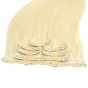 Extensiones de Cabello Brasileño Remy Invisibles con Clip, Color, Longitud y Peso Personalizados, Etiqueta Privada, Logotipo, Empaque, Precio al por Mayor - Product Image 2