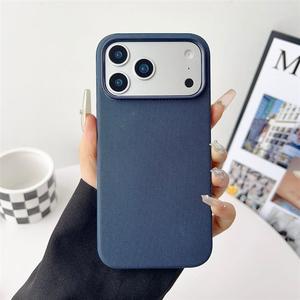 Funda de cuero tejida con textura magnética para iPhone 17 Pro Max, funda de cuero original verificada para iPhone 17 Pro Max - Product Image 5