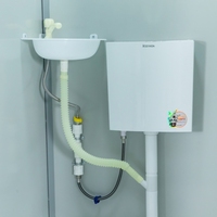 Toilettes SGS ISO UL personnalisables, simples ou doubles, pour projets de camps miniers et infrastructures sanitaires, avec option de toilettes à la turque ou assises, pour usage extérieur