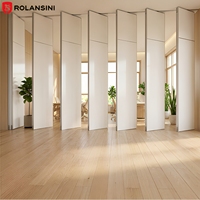 Rolansini - Paredes Divisorias de Oficina Modulares, Plegables y Removibles, Fácil Instalación, de Piso a Techo, para Uso en Interiores y Exteriores, Almacenes y Cocinas