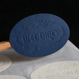 OEM Custom Design logo <b>Label</b> Texture Paper Self Adhere Emboss 3D Raised Sticker Color Printing Stickers Packing <b>Labels</b> - Product Image 5