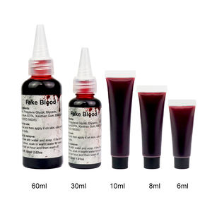 GP Logo privé <span class=keywords><strong>Halloween</strong></span> <span class=keywords><strong>Maquillage</strong></span> du visage Lavable Liquide Sang de scène SFX Effets de blessures effrayants Tatouages sanglants Fausses cicatrices - Product Image 6
