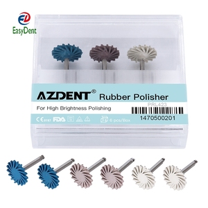 Kit disco di lucidatura in resina composita dentale più venduto a spirale con spazzola flessibile frese <span class=keywords><strong>Diamond</strong></span> System <span class=keywords><strong>RA</strong></span> disco 14mm ruota 6 pz/set - Product Image 2