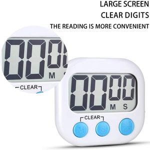 Modern Plastic Screen Countdown Cooking <b>Kitchen</b> <b>Timers</b> with LED Display Loud Alarm Magnetic Design - Product Image 4