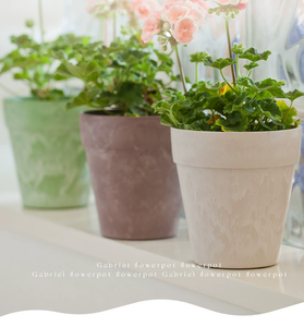 Maceta decorativa de alta calidad <span class=keywords><strong>para</strong></span> flores cortadas, Cubo de flores de plástico blanco y rosa <span class=keywords><strong>para</strong></span> decoración del hogar, maceta con estampado de nubes <span class=keywords><strong>para</strong></span> jardín - Product Image 5