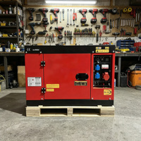 Leanko Luftgekühlter Ein-/Dreiphasen-Dieselgenerator 50/60Hz 10kVA 12kVA Superleise mit Automatischem Start und ATS für Landwirtschaft und Werkstätten