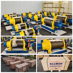 Torno Eléctrico de Cable de Acero de 2 Toneladas, 230V 380V 415V 440V, Multivoltaje, Alta Resistencia, <span class=keywords><strong>ALLMAN</strong></span> - Product Image 3