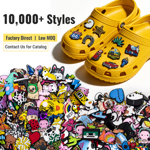 Wholesale New Cute Cartoon Anime PVC Game Shoe Charms Bulk Clog Football Animals Shoe Decorations Flowers Rubber Accessories - Product Image 3