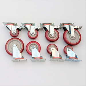 4/5/6/8 pouces PU/PVC Roulettes d'armoire Roulettes de meubles Roulette robuste - Product Image 1