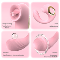 Sexspielzeug Zungen-Leckvibrator Dildo Spielzeug Sexy Frau Erwachsenen-Spielzeug-Shop Starter-Kit Öffnen Sie einen Sexspielzeug-Shop