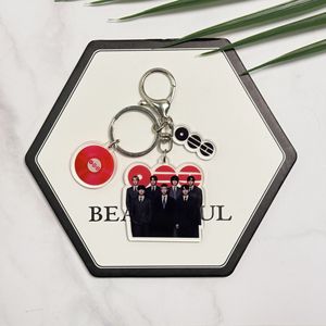 Set de 3 Llaveros con Foto Digital de <span class=keywords><strong>Jungkook</strong></span> V, GUGA, RM, <span class=keywords><strong>JIMIN</strong></span>, J-hope de la Gira Mundial ARIA, para Fans, de Plástico, para Colección, con Bolsa - Product Image 4