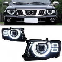 Ensemble de phares de remplacement pour Nissan Patrol Y61 2005-2022, mise à niveau aftermarket, LED DRL, clignotant, projecteur laser