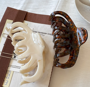 Barrettes à <span class=keywords><strong>cheveux</strong></span> vintage en acétate DD, pince à <span class=keywords><strong>cheveux</strong></span>, pince à <span class=keywords><strong>cheveux</strong></span> en écaille de tortue, grandes pinces à <span class=keywords><strong>cheveux</strong></span> en forme de pieuvre, antidérapantes, forte tenue - Product Image 1