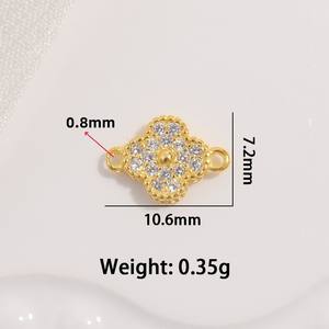 Liontin Daun Anggrek Perak Sterling 925, Penghubung Berbentuk Bunga untuk Pembuatan Perhiasan - Product Image 2