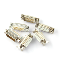 Conector HCD DP15 Estándar con Tornillo Fijo D-Sub DB9 DB15 DB25 DB37 Macho Hembra Tipo Placa de Inserción 9/15/25/37 Pines Paquete de 50