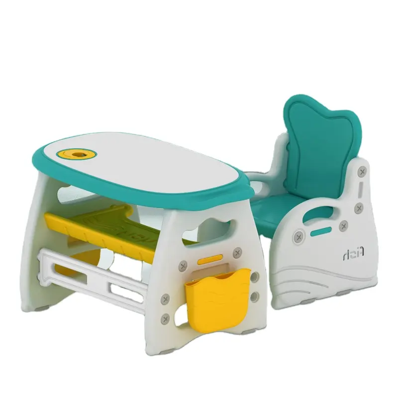 Meubles de jardin d'enfants en plastique bureau et chaise pour enfants étude d'enfants table et chaise de dessin à manger