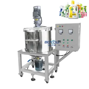 stainless steel emulsifier homogenizer machine agitator mixer mixing tank for liquid detergent chemical emulsifying