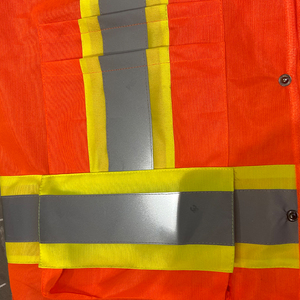 Gilet de sécurité réfléchissant haute visibilité CITICITY pour travaux de topographie, robuste, avec poche à pression et emplacements pour stylos - Product Image 6