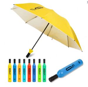 Parapluie de voyage pliable automatique 3 sections, 21 pouces, avec impression intégrale, design fantaisie, logo personnalisé, pour le soleil et la pluie, idéal pour l'extérieur - Product Image 3