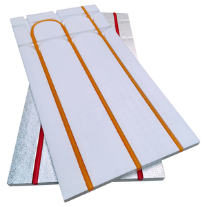 Système de chauffage au sol radiant moderne pour hôtel 1,2*0,6m, <span class=keywords><strong>thermostat</strong></span> à eau, panneau de chauffage sous plancher écologique XPS+aluminium - Product Image 1