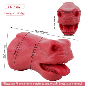 Masturbador Masculino LK-7347 Sunshine Liya Mouth Furry Fantasy Series, Diseño de Caballo, Silicona Suave, Túnel Único, Pocket Stroker - Product Image 6