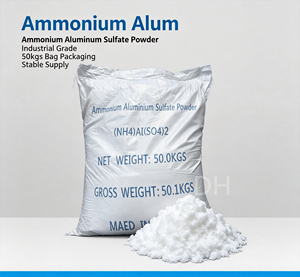 Alumbre de Amonio a Granel, Alumbre de Potasio en Roca/Grumos/Polvo, CAS 7784-26-1 - Product Image 2
