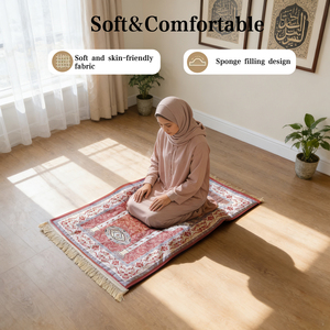 <span class=keywords><strong>Tapis</strong></span> <span class=keywords><strong>de</strong></span> <span class=keywords><strong>prière</strong></span> musulman <span class=keywords><strong>orthopédique</strong></span> personnalisé en mousse à mémoire <span class=keywords><strong>de</strong></span> forme, pliable, en flanelle, pour le soutien des genoux - Product Image 3