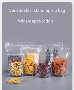 Bolsas Ziplock Transparentes al por Mayor, Bolsa de Plástico Reutilizable con Cierre Hermético para Envasado de Alimentos, Bolsa Doypack Reutilizable - Product Image 3