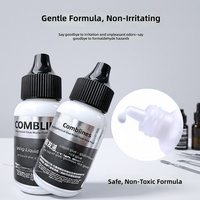 Kit de fixation et de détachement pour perruques en matériaux composites, avec colle à dentelle, gel capillaire super-résistant et agent de détachement, résistant à l'eau, pour la partie frontale