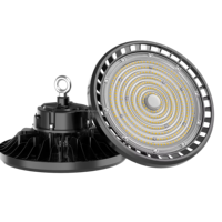 Lampes LED UFO d'intérieur Worbest Factory IP65 étanches en aluminium+PC, lumière du jour 6000K, angle de faisceau 120°, installation facile