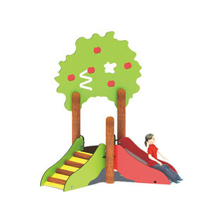 Moétrie utilisé garderie équipement de terrain de jeu coloré en bois en plein air structure de jeu pour jardin d'enfants - Product Image 4