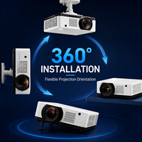 Projecteur laser à courte focale pour grandes salles, 7500 lumens, avec technologie 3LCD WUXGA, correction de l'objectif, fusion des images et contrôle RS232