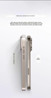 Coque de téléphone Corning pour iPhone 18, simple, anti-chute, mate, magnétique, avec design en relief, style Ins