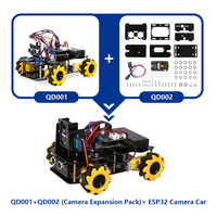 ACEBOTT Kit Robot Voiture Intelligent ESP32, Projet Éducatif pour Enfants, Compatible avec Arduino IDE et Tutoriel