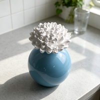 Diffuseur d'arômes Finru Reed en céramique avec huile essentielle, pour la maison, la salle de bain, cadeau décoratif