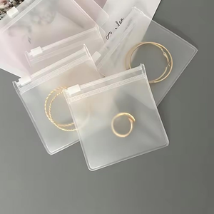 ถุงซิปล็อคโพลีแบบขายส่ง พิมพ์ลายตามสั่ง ถุงพลาสติกใส PVC ปิดผนึกเองได้ สำหรับบรรจุภัณฑ์เครื่องประดับ - Product Image 2